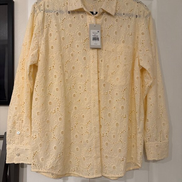 NWT! Rails Size S • Arlo Shirt Cream Floral - Current on website - Picture 6 of 8